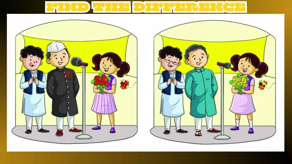 Spot 10 Differences - Children’s Day Picture Puzzle Challenge