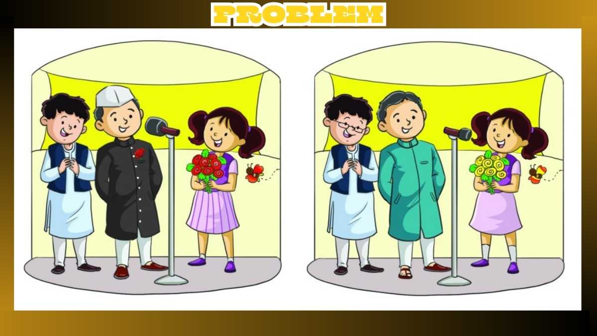 Spot 10 Differences - Children’s Day Picture Puzzle Challenge