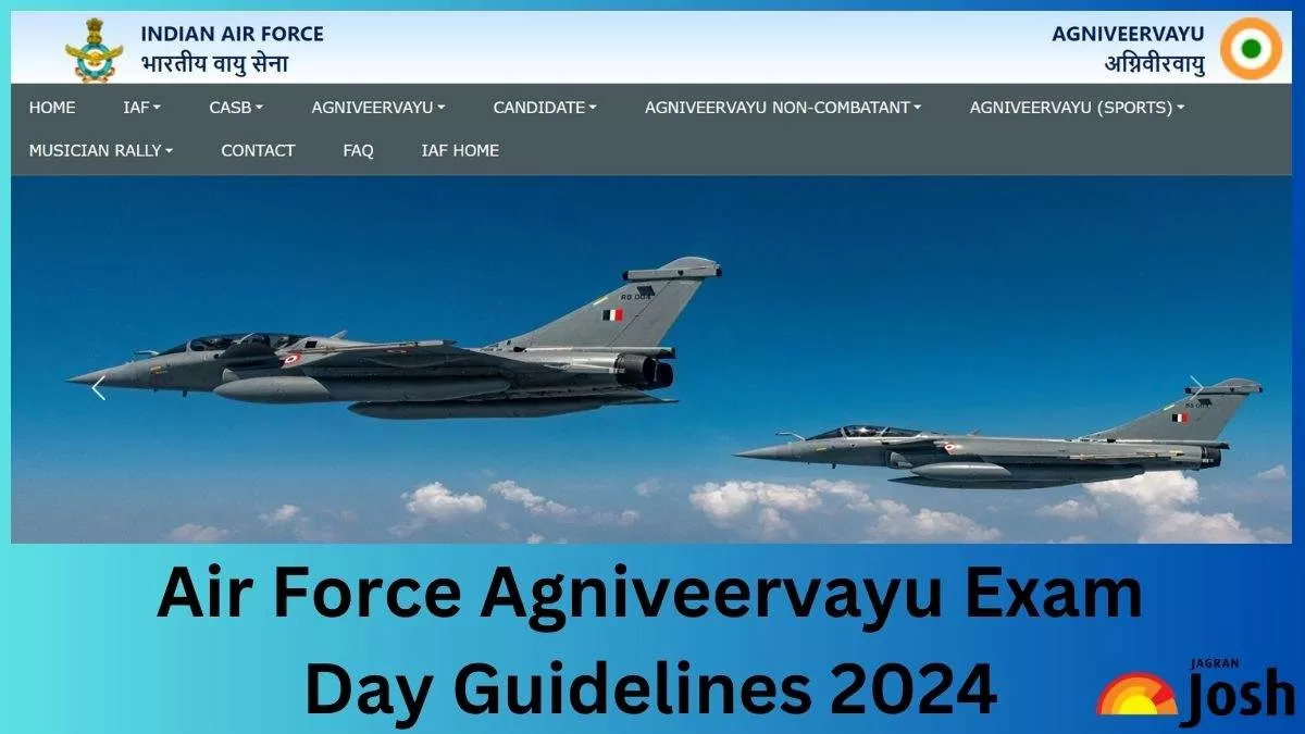 Air Force Agniveervayu Exam Day Guidelines 2024