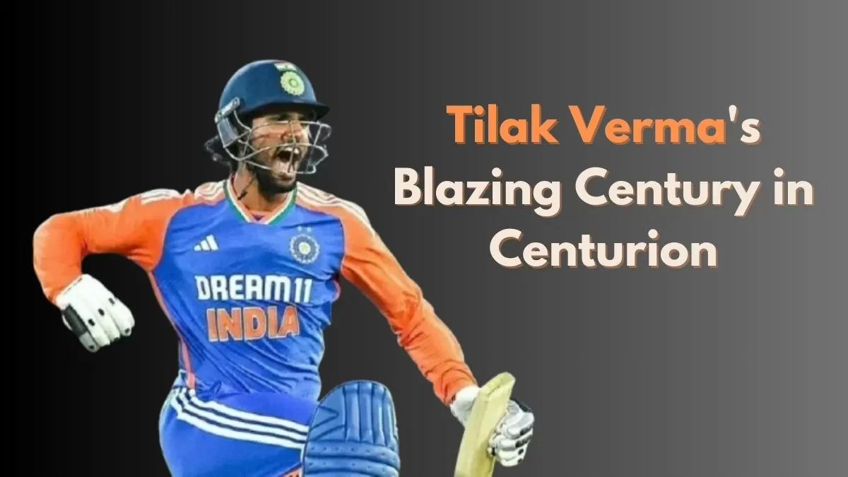 Tilak Verma smashed a rapid century off just 51 balls, including eight fours and seven sixes.