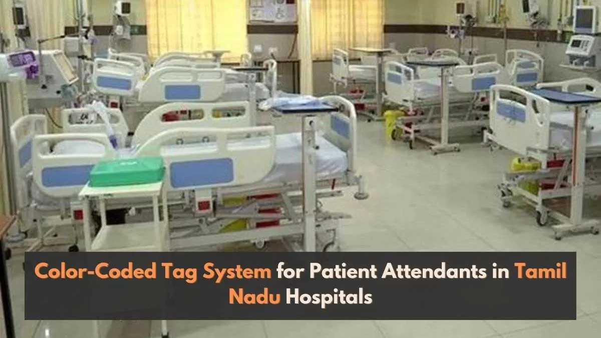 The tag system will include four colors to mark different patient areas.