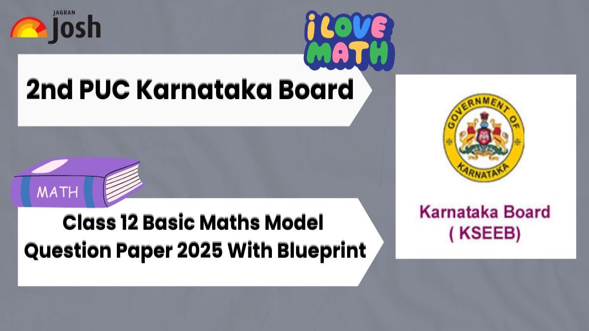 Karnataka 2nd PUC Basic Maths Model Question Paper 2025: Download Free PDF!