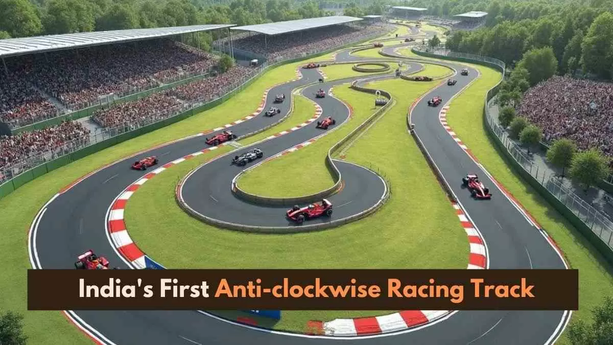 The 3.8 km long track is designed to meet the standards of FIA.                            