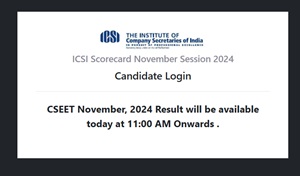 ICSI CSEET Result 2024 Shortly