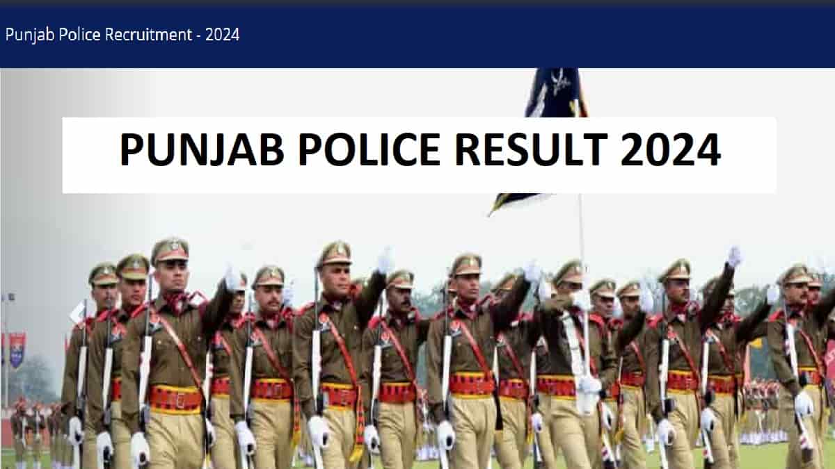 Punjab Police Constable Result 2024 OUT: Download Scorecard at punjabpolice.gov.in