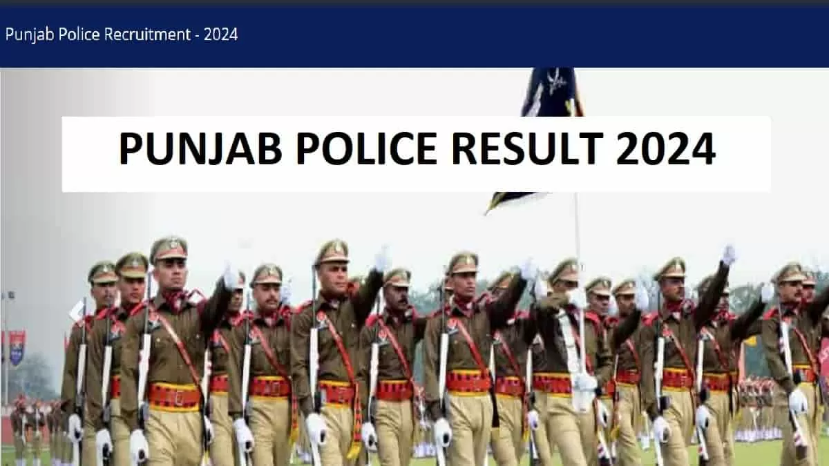 Punjab Police Constable Result 2024 download Link