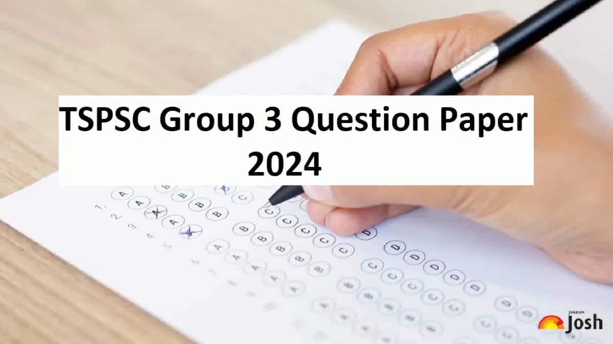 TSPSC Group 3 Question Paper 2024