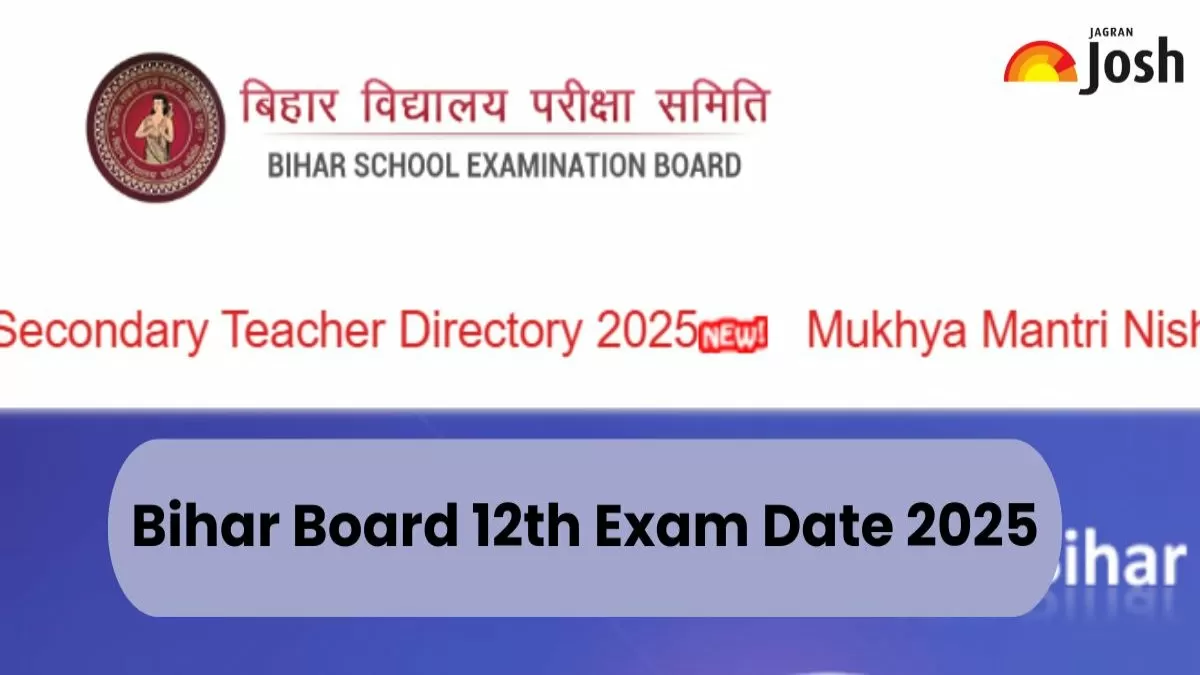 Bihar Board 12th Exam Date 2025