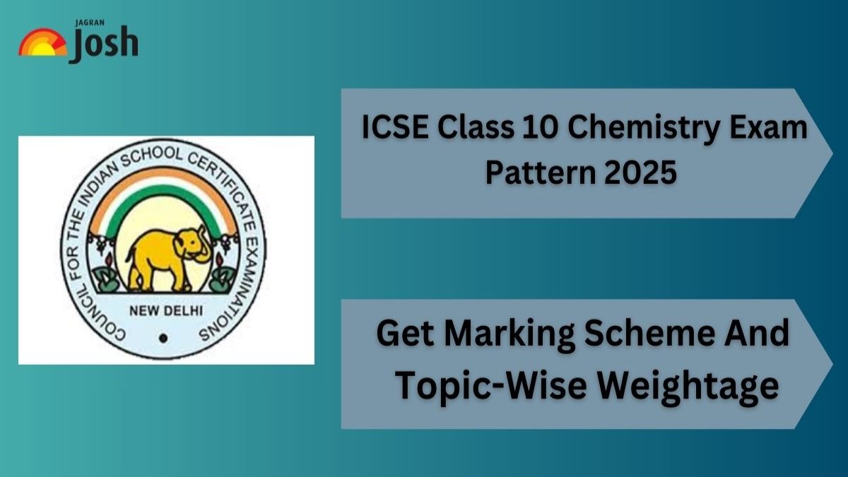 ICSE Class 10 Chemistry Exam Pattern 2025 With Marking Scheme And Topic-Wise Weightage!