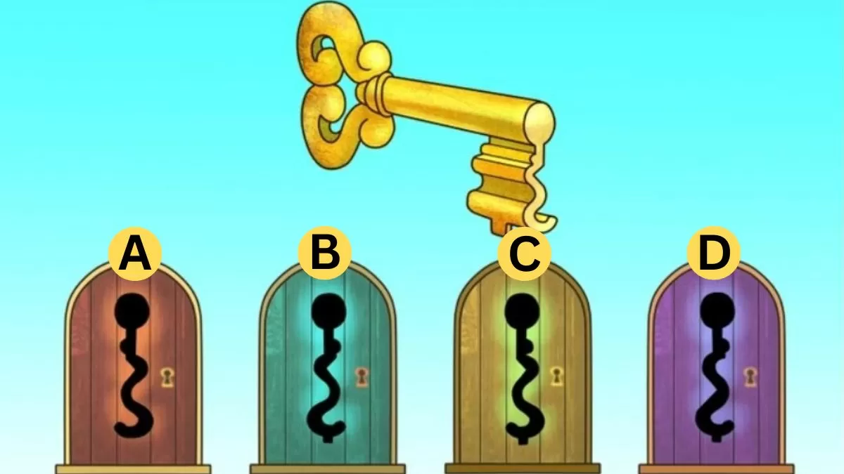 Spot the correct keyhole.