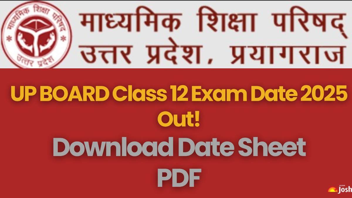 यूपी बोर्ड 12वीं टाइम टेबल 2025, डेट शीट पीडीएफ डाउनलोड करें - UP Board 12th Exam Date visual data 8
