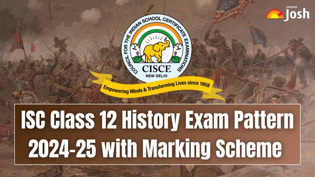 ISC Class 12 History Exam Pattern 2024-25 with Marking Scheme and Topic-wise Weightage
