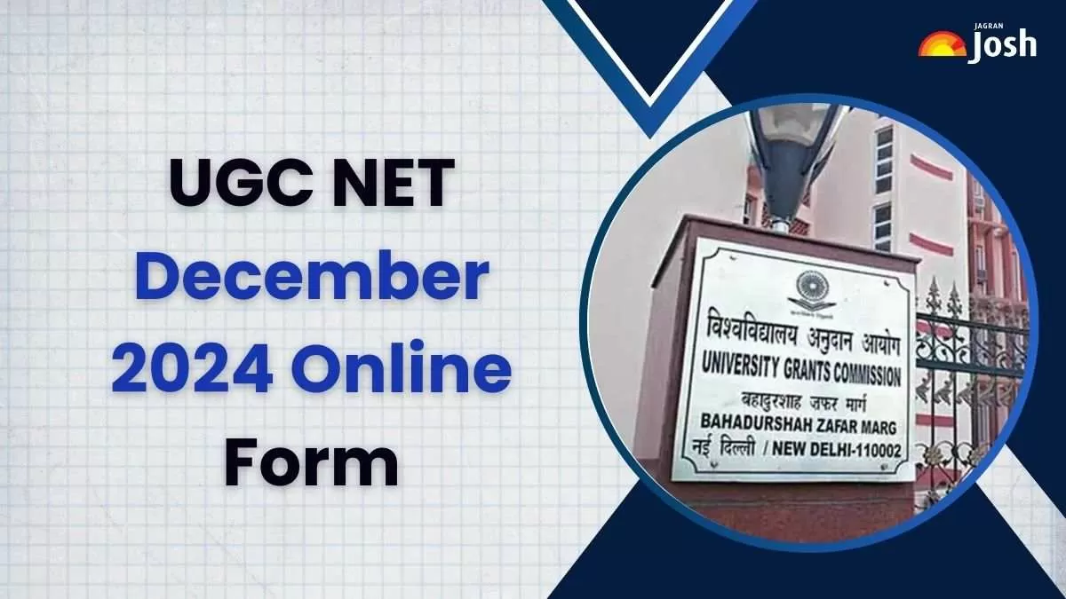 UGC NET December 2024 Online Form Link 
