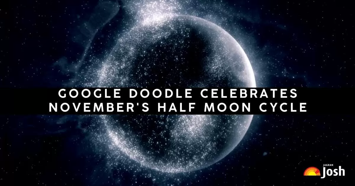 Google Doodle Celebrates November's Half Moon Cycle