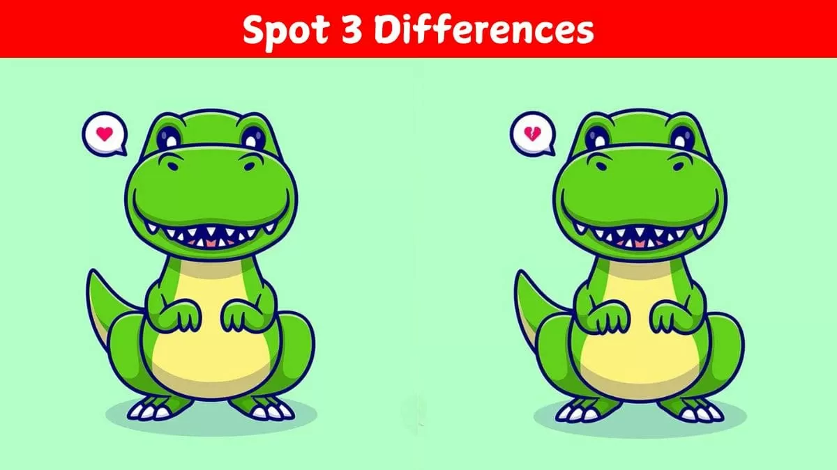 Spot 3 differences in 19 seconds