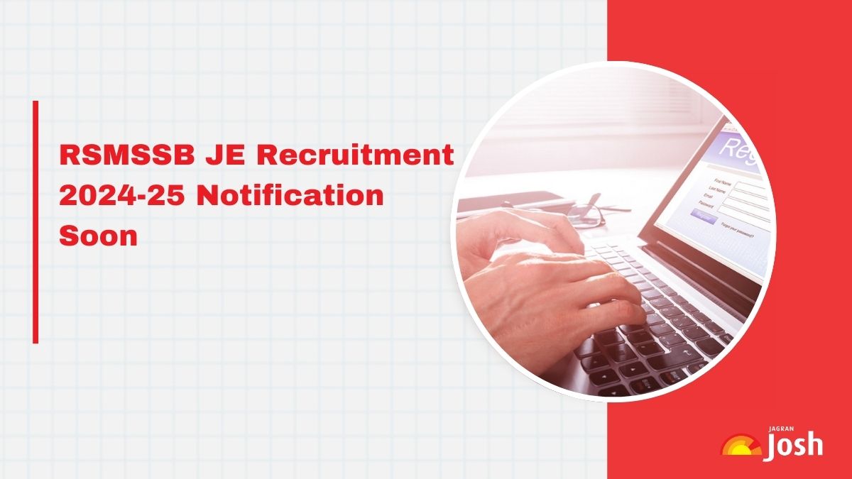 RSMSSB JE Recruitment 2024 Notification To Be Out On Nov 25 for 830 Posts, Check Details Here