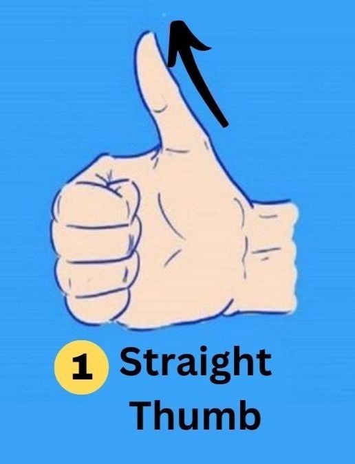 straight thumb personality test