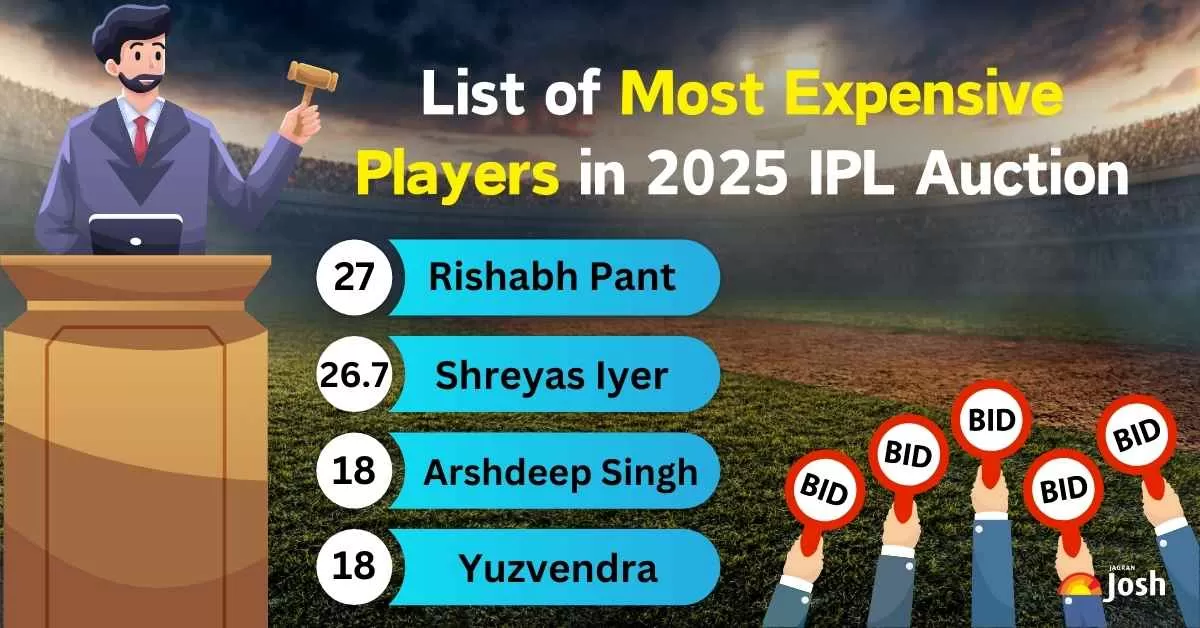 IPL 2025 Auction Most Expensive Players List Here; Check Names and Price