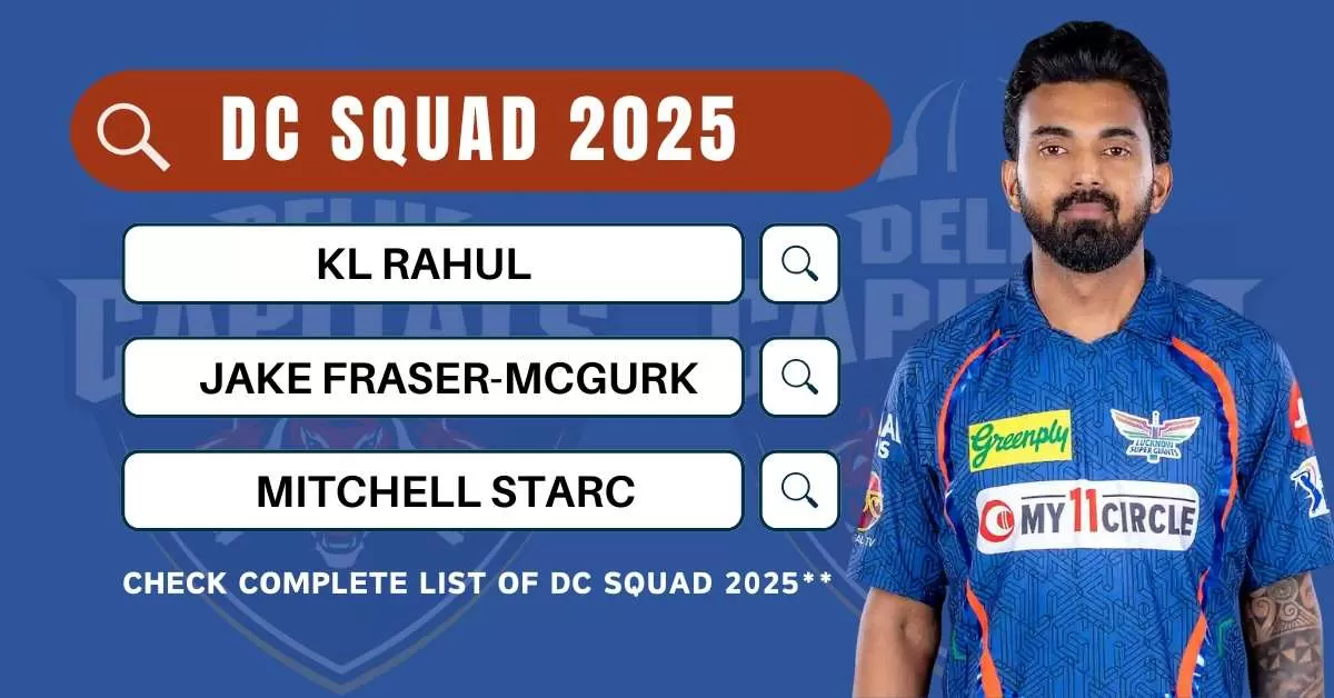 Here's the complete list of the Delhi Capitals Squad 2025