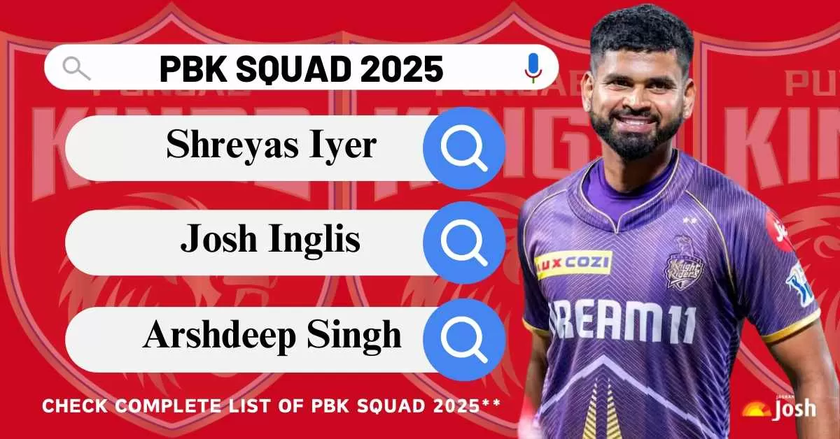 Here's the complete list of Punjab Kings team players for TATA IPL 2025.