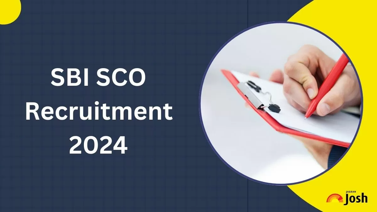 SBI SCO Recruitment 2024