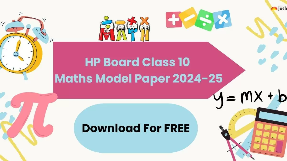 Get direct link to download Class 10 Maths Model paper for HP Board.