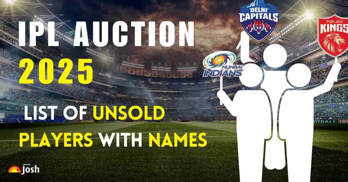 IPL 2025 Mega Auction List of Unsold Players; Check Name Here