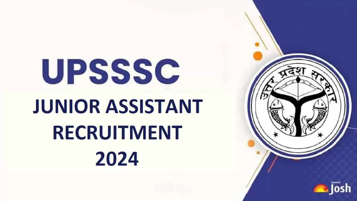 UPSSSC Jr Assistant Recruitment 2024 for 2702 Vacancies