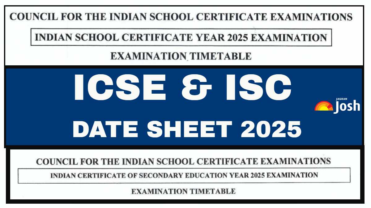 Cisce Exam Date Sheet Check Icse Th Isc Th Exam Dates Time Table