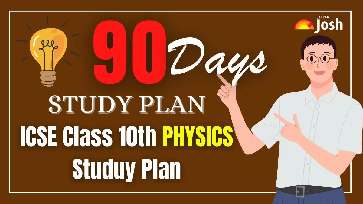 ICSE Class 10 physics 90 Day Study Plan 2025 weekwise Strategy for