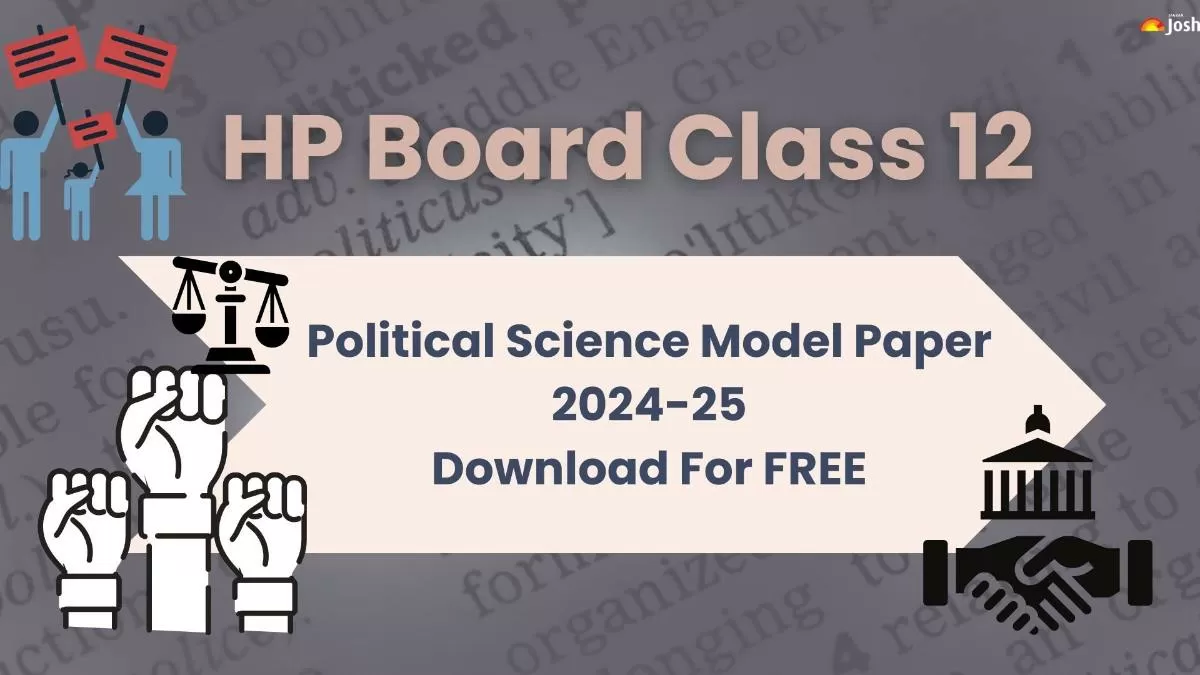 Get direct link to download Class 12 Political Science Model paper for HP Board.