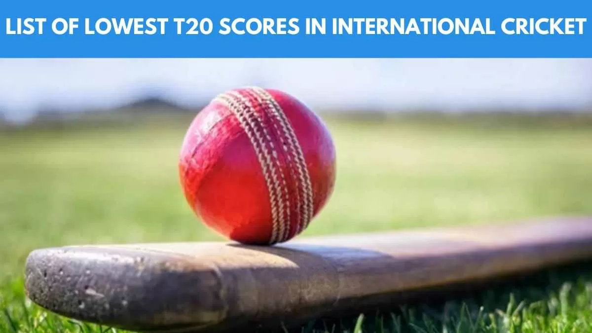 List of Lowest T20 Scores