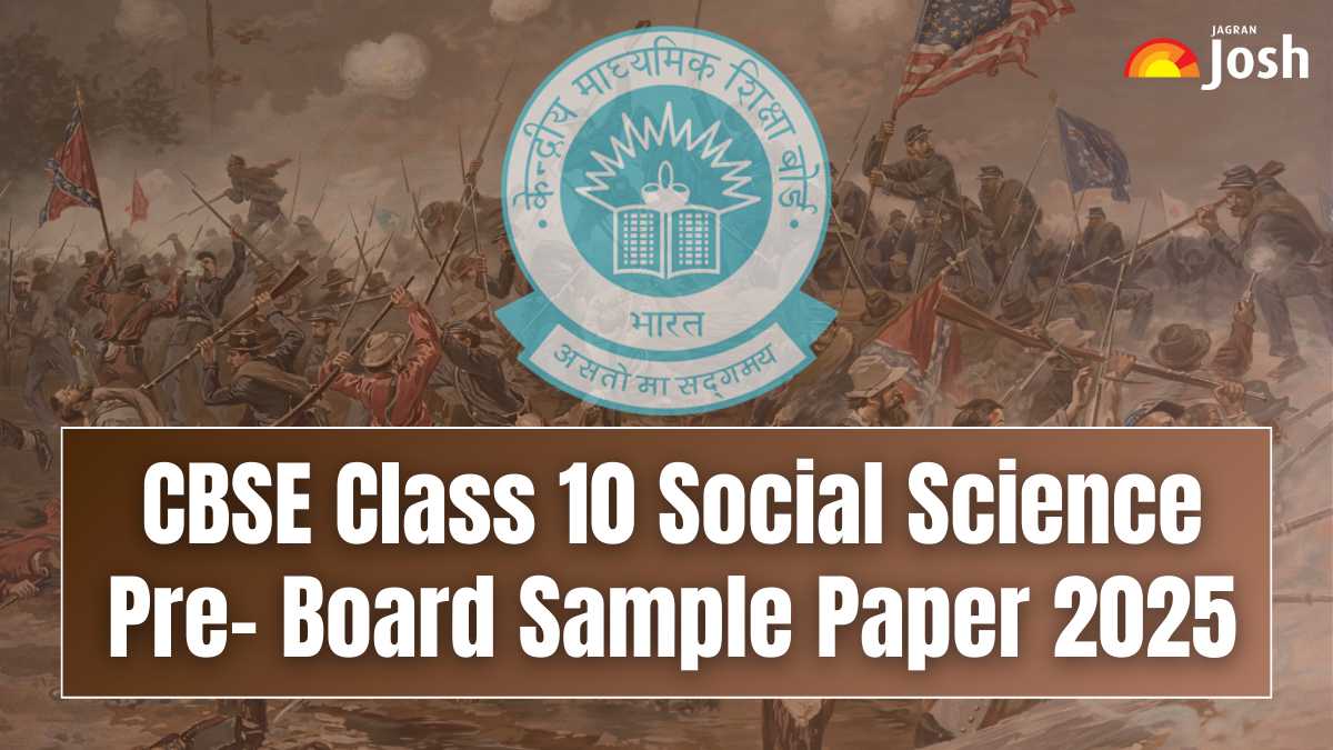 CBSE Class 10 Social Science Pre-Board Sample Paper 2025 With Solutions, Download PDF