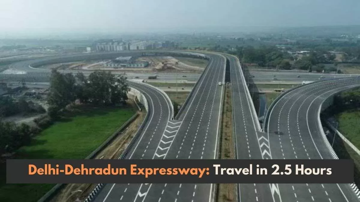 The expressway features a 12-km elevated corridor near Rajaji National Park.