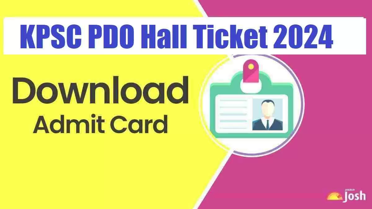 KPSC PDO Hall Ticket 2024