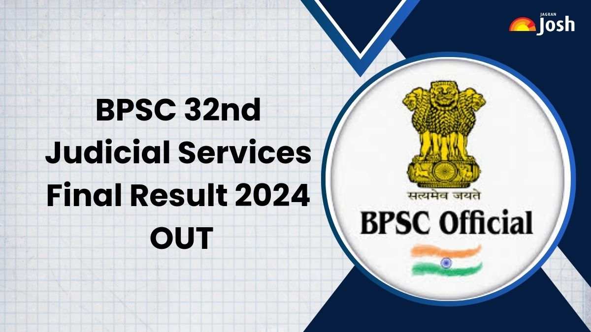 BPSC 32nd Judicial Services Final Result 2024 OUT: इस Direct Link से डाउनलोड करें 32वीं न्यायिक सेवा परीक्षा का परिणाम