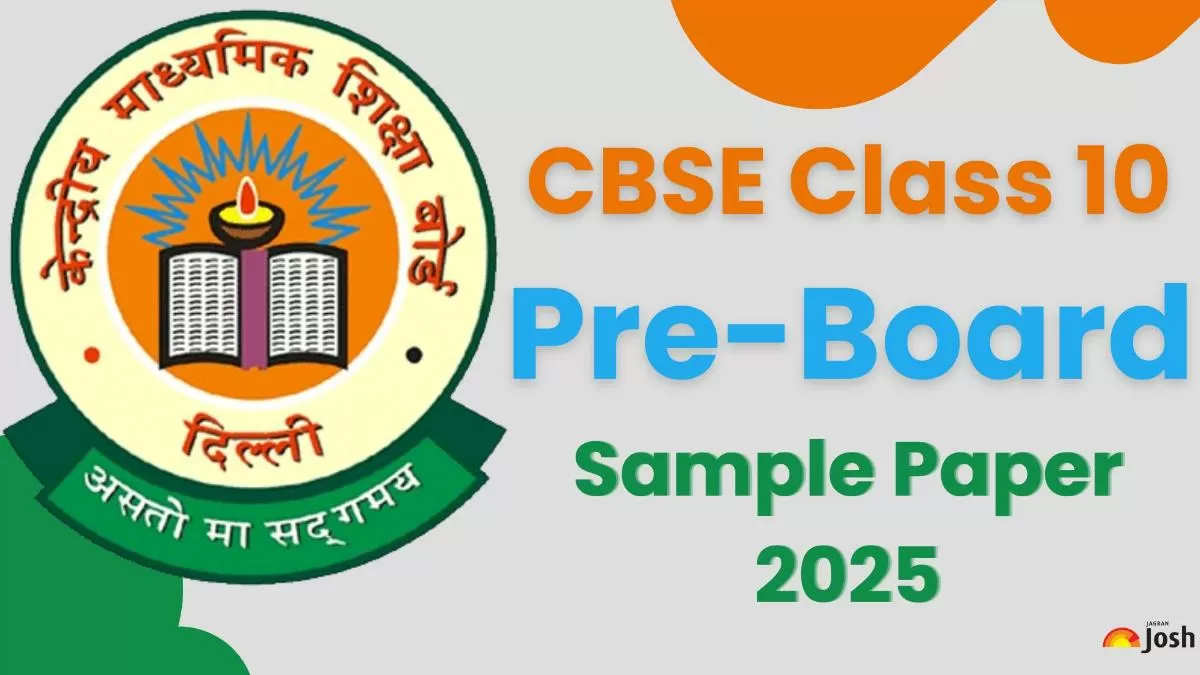 CBSE Class 10 Pre Board Sample Paper 2025 with Solutions.