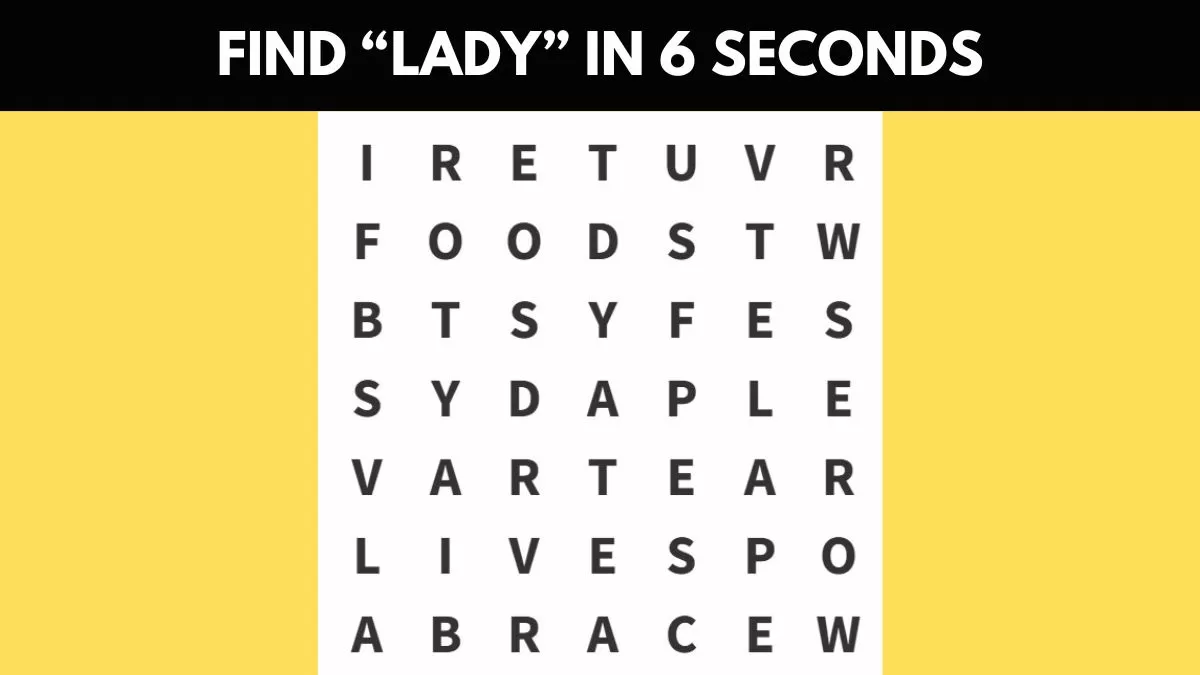 Find the word "LADY"