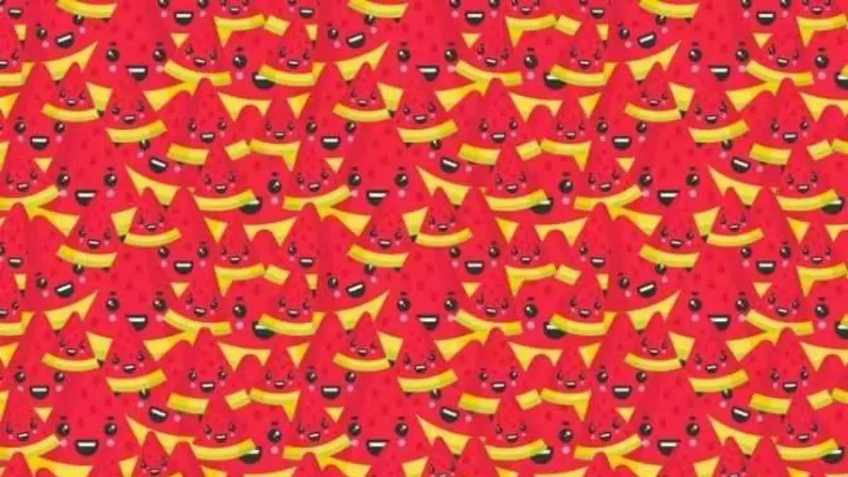 Spot the strawberry.