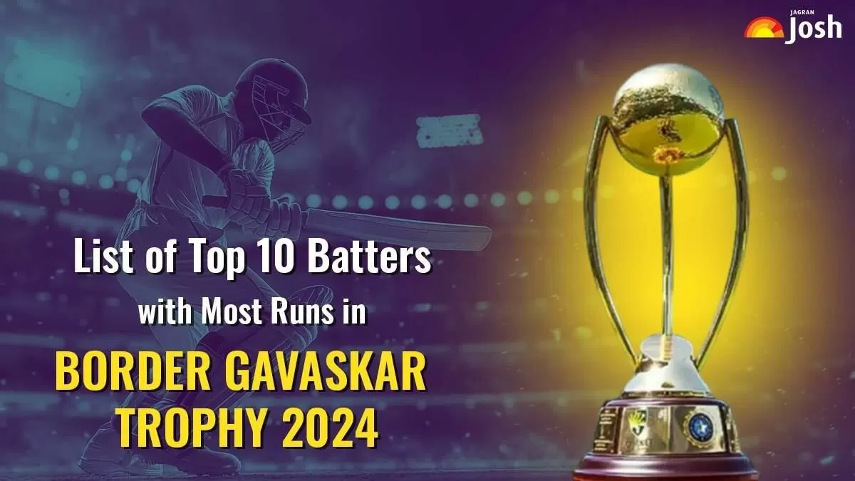 Top 10 Batters with Most Runs in Border Gavaskar Trophy Till 2024