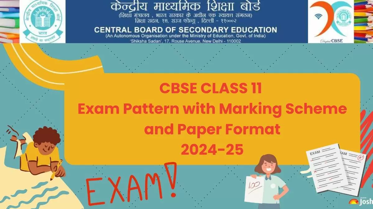 CBSE Class 11 Exam Pattern with Marking Scheme 2024-25.