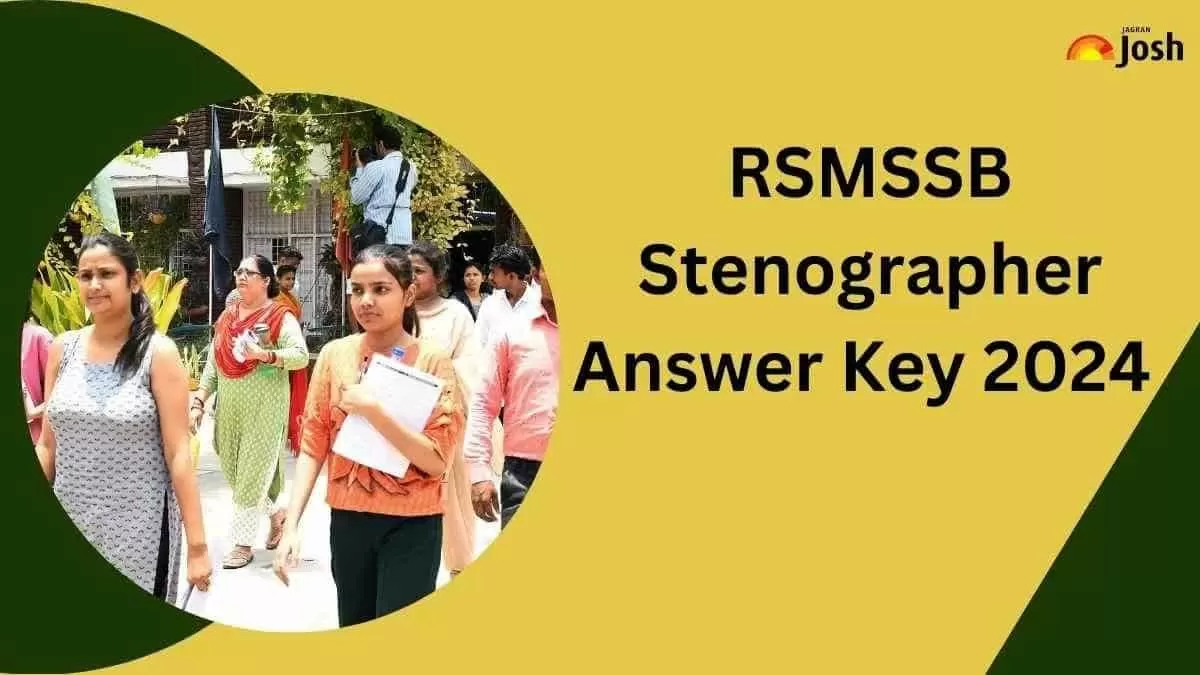 RSMSSB Steno Answer Key 2024 Download