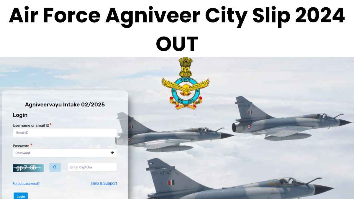 [OUT] IAF Agniveer Admit Card 2024 @agnipathvayu.cdac.in पर जारी, यहाँ से करें Download