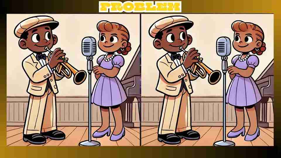 Find 3 Differences in Boy Playing Trumpet Pictures in Just 17 Seconds