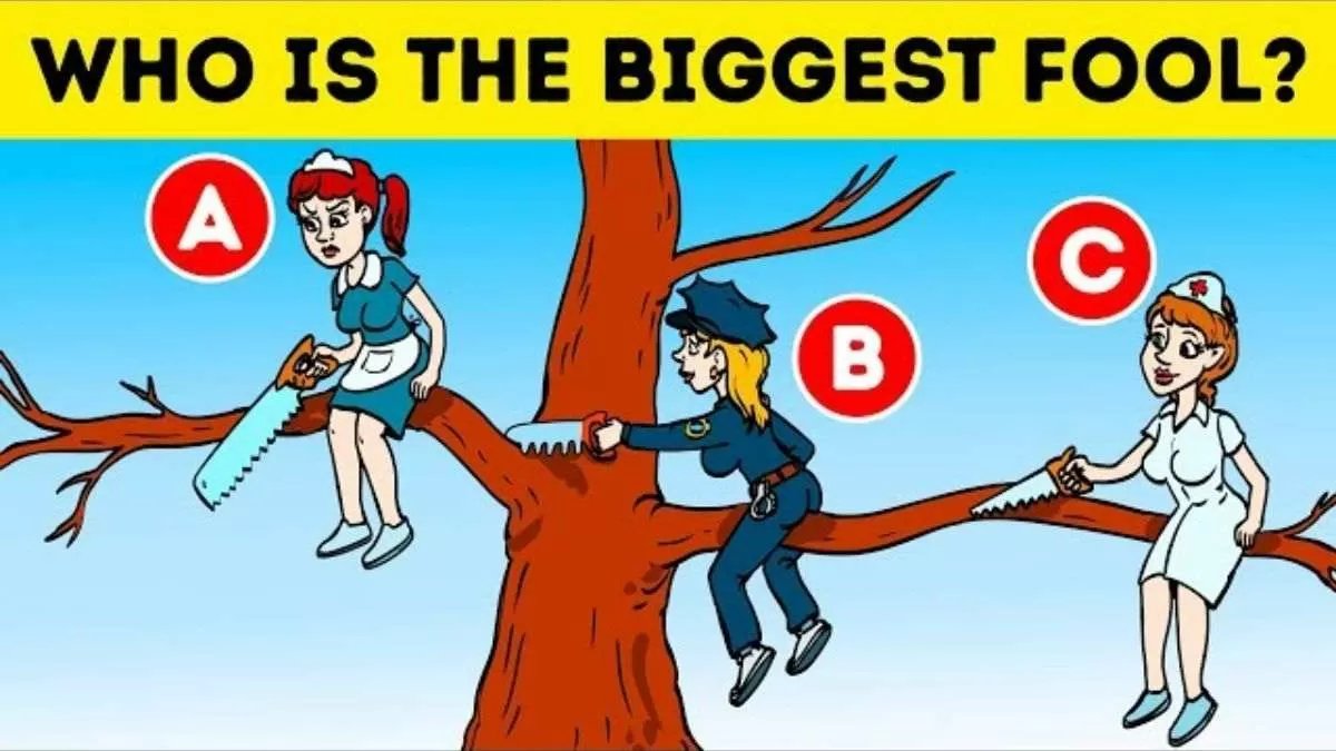 Spot who is more stupid?