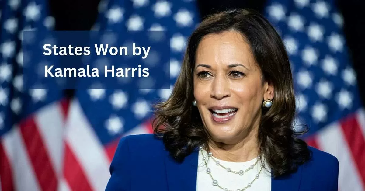 US Election Results 2024 List of States won by Kamala Harris for