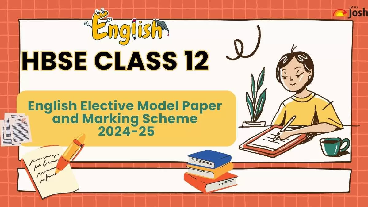 HBSE Class 12 English Elective Model Paper 2024-25.