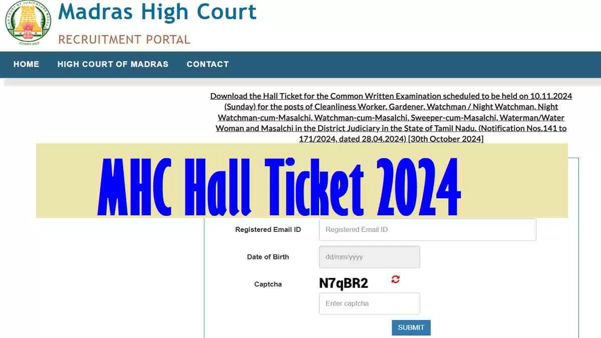 Get the direct link to MHC Hall Ticket 2024 here.