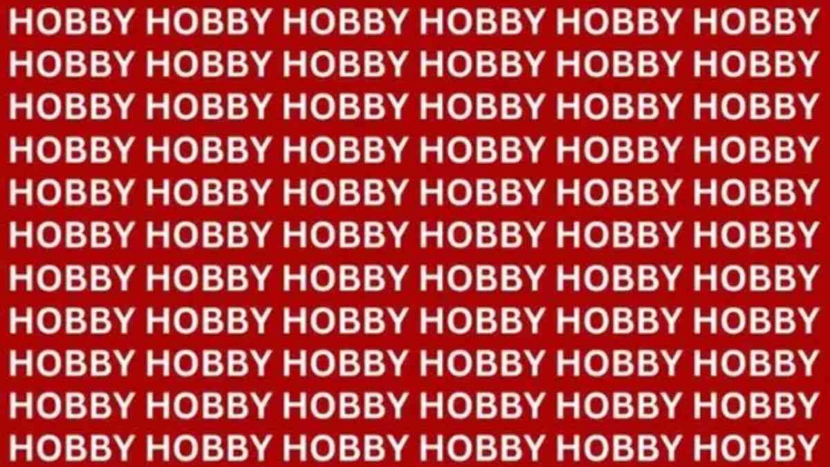 Optical Illusion IQ Test: Can You Spot The Hidden Word 'LOBBY' In 5 Seconds?