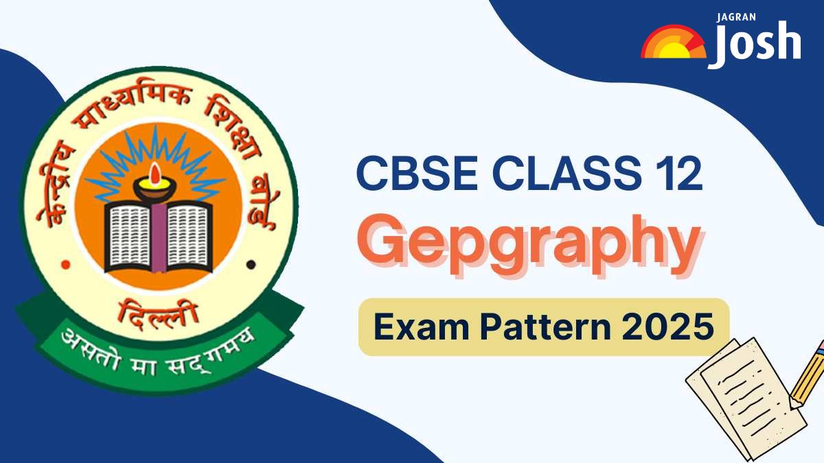 CBSE Class 12 Geography Exam Pattern 2025 with Marking Scheme and Topic-wise Weightage